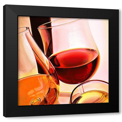 Gros Plan Black Modern Wood Framed Art Print with Double Matting by Heneuy, William