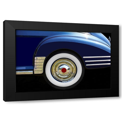 Blue Road I Black Modern Wood Framed Art Print by Hillert, Peter