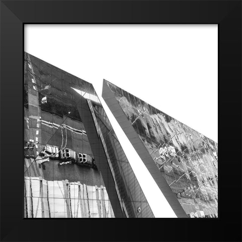 Encants Barcelona Black Modern Wood Framed Art Print by Stein, Oliver