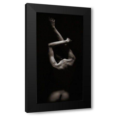 Grace Black Modern Wood Framed Art Print with Double Matting by Milillo, Marco