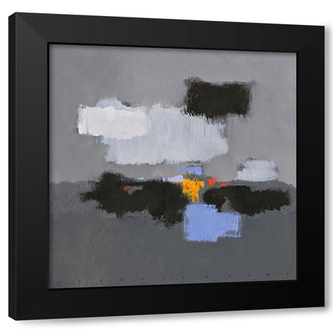Ohne Titel I Black Modern Wood Framed Art Print by Groenhart, Jan