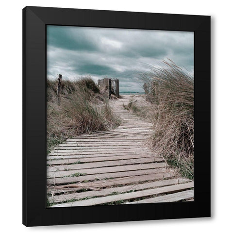 Listen to your Dreams Black Modern Wood Framed Art Print by Copeland, Gill