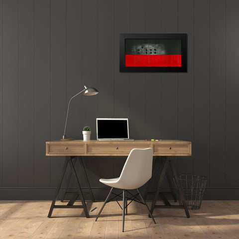 Trace - Diptyque II Black Modern Wood Framed Art Print by Becam, Carole