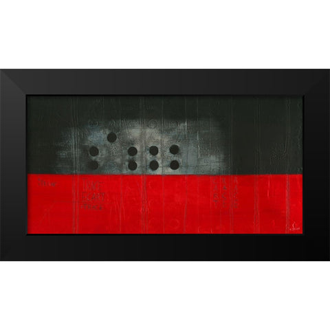 Trace - Diptyque II Black Modern Wood Framed Art Print by Becam, Carole
