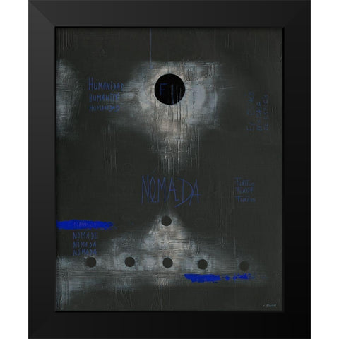Nomada - Diptyque II Black Modern Wood Framed Art Print by Becam, Carole