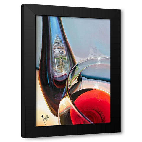 Couleurs DItalie 2019 Black Modern Wood Framed Art Print with Double Matting by Heneuy, William