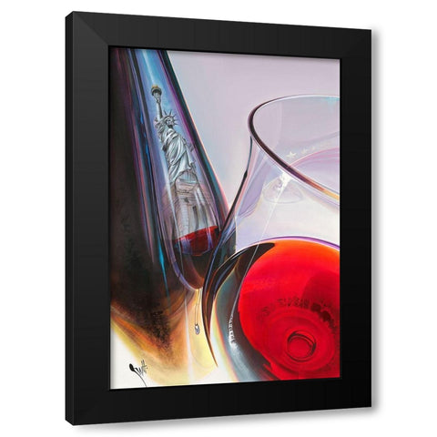 Spirit of USA 2019 Black Modern Wood Framed Art Print by Heneuy, William