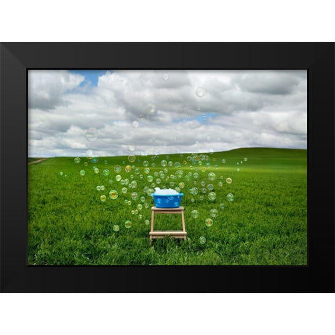 Pause Número VIII Black Modern Wood Framed Art Print by Vallinas Prieto, Miguel