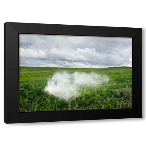 Pause Número XII Black Modern Wood Framed Art Print with Double Matting by Vallinas Prieto, Miguel