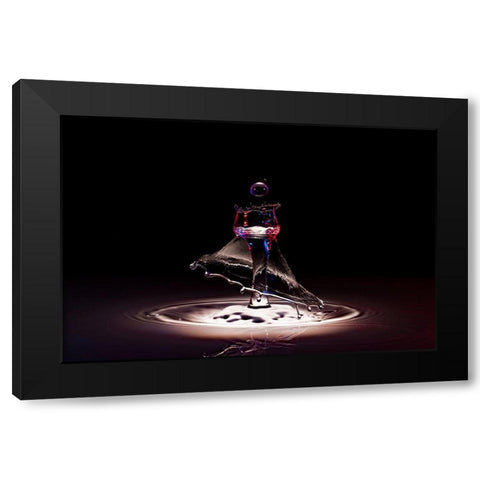 Dancer I Black Modern Wood Framed Art Print with Double Matting by Sanchez, Manuel