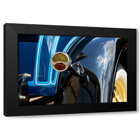 Classic Car VI Black Modern Wood Framed Art Print by Hillert, Peter