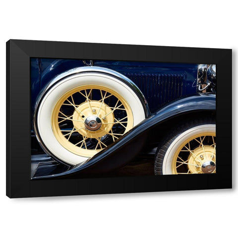 Classic Car VII Black Modern Wood Framed Art Print by Hillert, Peter