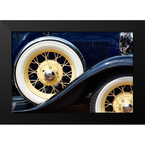 Classic Car VII Black Modern Wood Framed Art Print by Hillert, Peter