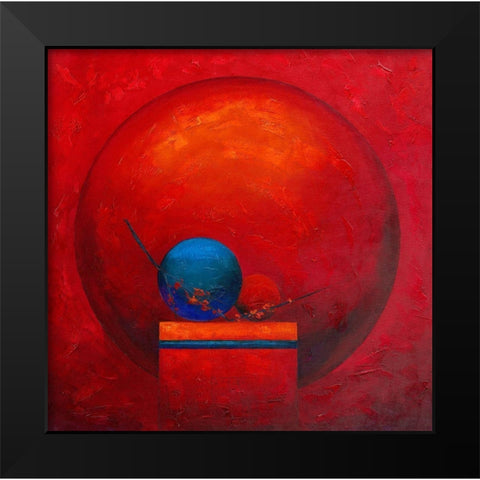 Bien etre …  Black Modern Wood Framed Art Print by TRIKI