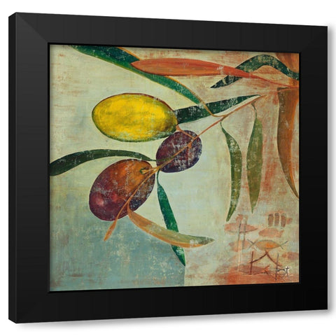 Oliva Black Modern Wood Framed Art Print by Richter-Armgart, Rose