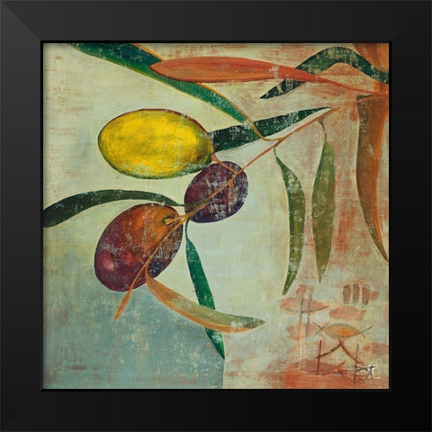 Oliva Black Modern Wood Framed Art Print by Richter-Armgart, Rose