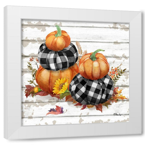 Rustic Fall IV White Modern Wood Framed Art Print by Brent, Paul