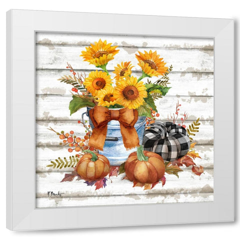 Rustic Fall VIII White Modern Wood Framed Art Print by Brent, Paul
