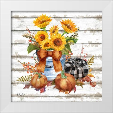 Rustic Fall VIII White Modern Wood Framed Art Print by Brent, Paul