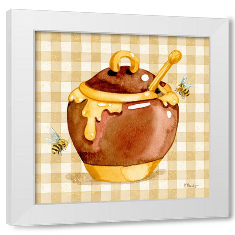 Honey Pot II - Speckled White Modern Wood Framed Art Print by Brent, Paul