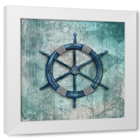 Diving Expedition VII White Modern Wood Framed Art Print by Brent, Paul