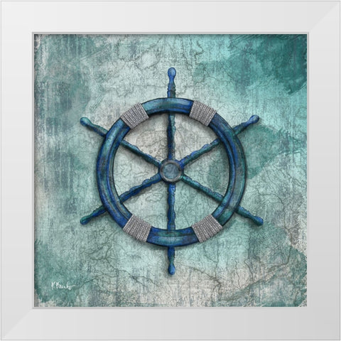 Diving Expedition VII White Modern Wood Framed Art Print by Brent, Paul