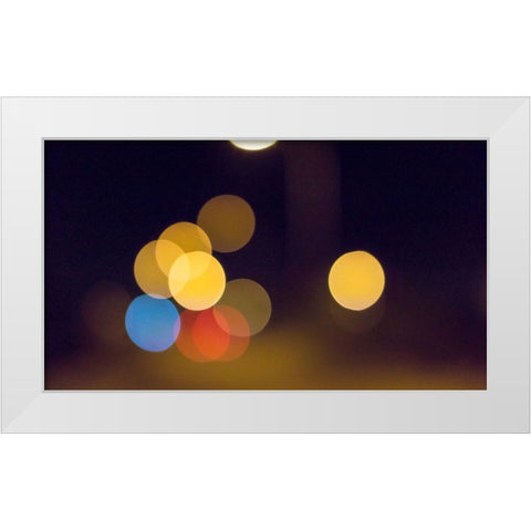 Abstract 1 White Modern Wood Framed Art Print by Lee, Rachel