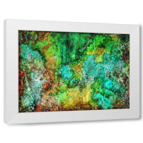 Abstract 20 White Modern Wood Framed Art Print by Lee, Rachel