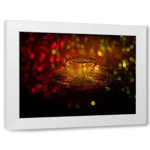 Abstract 5 White Modern Wood Framed Art Print by Lee, Rachel