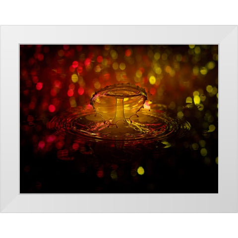 Abstract 5 White Modern Wood Framed Art Print by Lee, Rachel