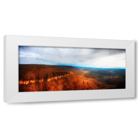 Aerial 3 White Modern Wood Framed Art Print by Lee, Rachel