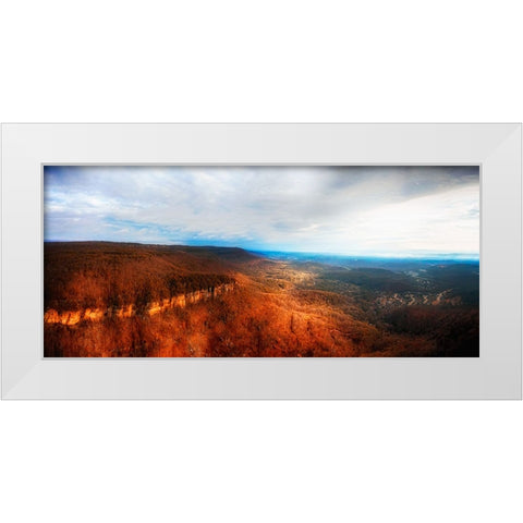 Aerial 3 White Modern Wood Framed Art Print by Lee, Rachel