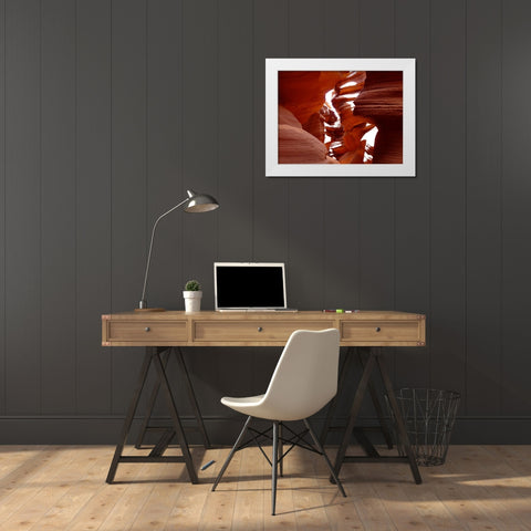 Antelope Canyon 1 White Modern Wood Framed Art Print by Lee, Rachel