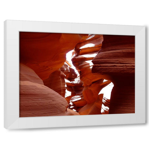 Antelope Canyon 1 White Modern Wood Framed Art Print by Lee, Rachel
