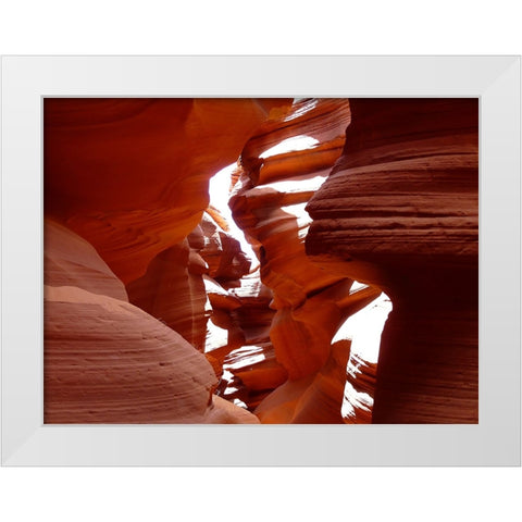 Antelope Canyon 1 White Modern Wood Framed Art Print by Lee, Rachel