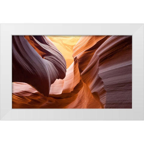 Antelope Canyon 8 White Modern Wood Framed Art Print by Lee, Rachel