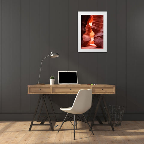 Antelope Canyon 9 White Modern Wood Framed Art Print by Lee, Rachel