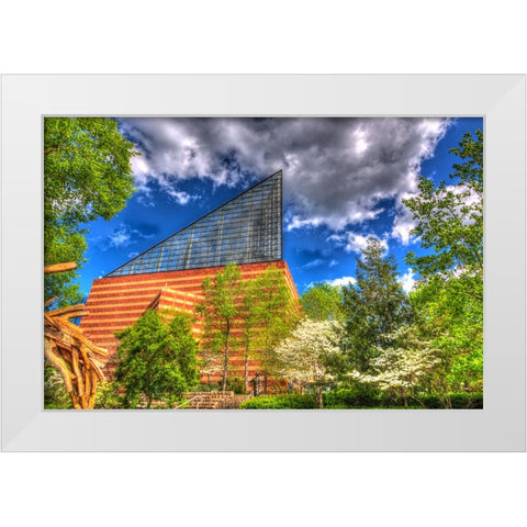 Aquarium 2 HDR White Modern Wood Framed Art Print by Lee, Rachel