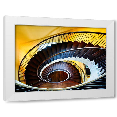 Architectural 7 White Modern Wood Framed Art Print by Lee, Rachel
