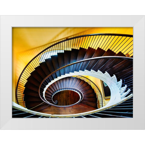 Architectural 7 White Modern Wood Framed Art Print by Lee, Rachel