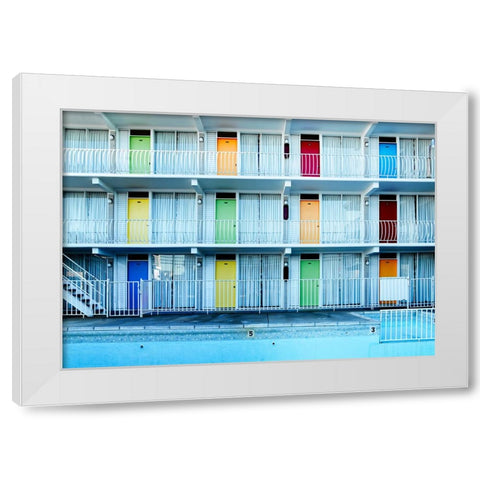 Architectural 8 White Modern Wood Framed Art Print by Lee, Rachel