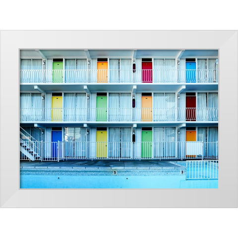 Architectural 8 White Modern Wood Framed Art Print by Lee, Rachel