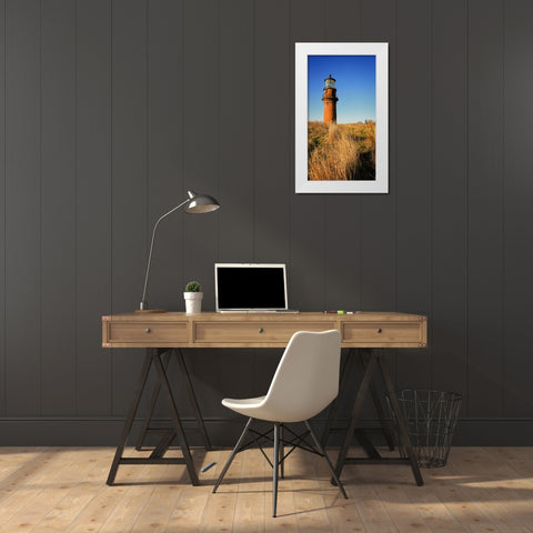 Beach 14 White Modern Wood Framed Art Print by Lee, Rachel