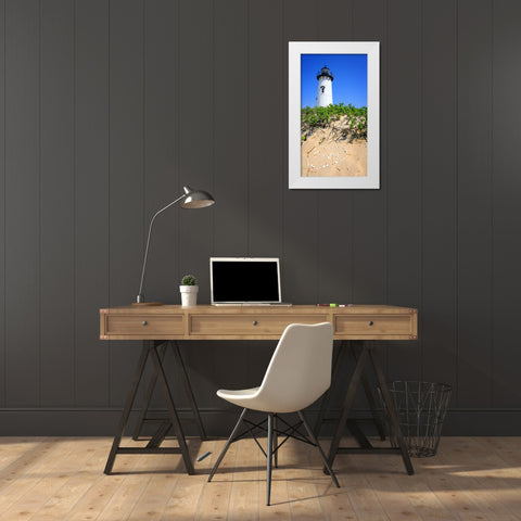 Beach 18 White Modern Wood Framed Art Print by Lee, Rachel