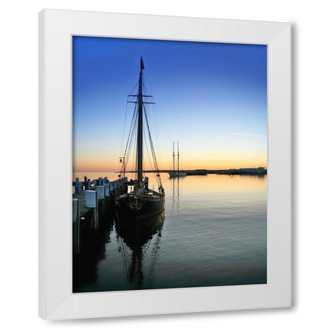 Beach 9 White Modern Wood Framed Art Print by Lee, Rachel