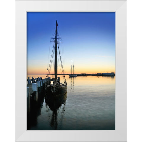Beach 9 White Modern Wood Framed Art Print by Lee, Rachel