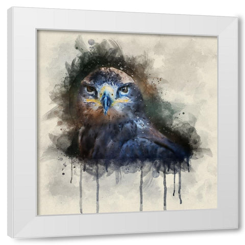 Bird 20 Watercolor White Modern Wood Framed Art Print by Lee, Rachel
