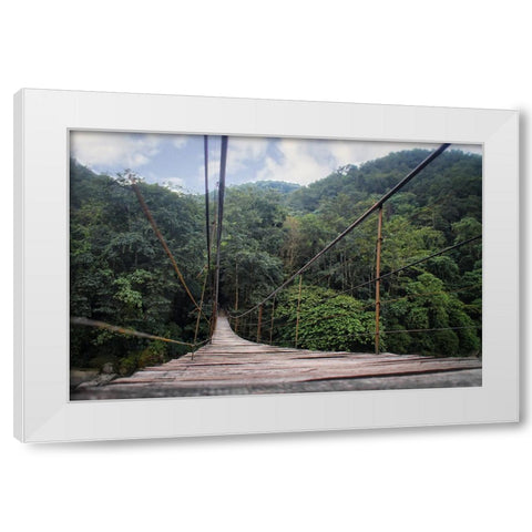 Bridge 2 White Modern Wood Framed Art Print by Lee, Rachel