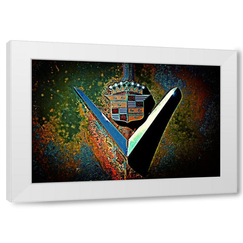 Caddy White Modern Wood Framed Art Print by Lee, Rachel