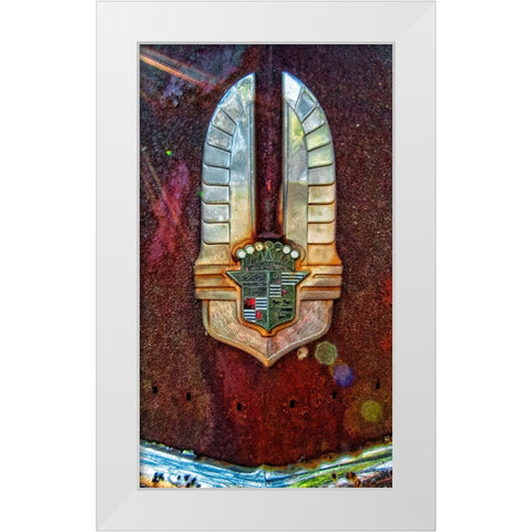 Caddy Wings White Modern Wood Framed Art Print by Lee, Rachel